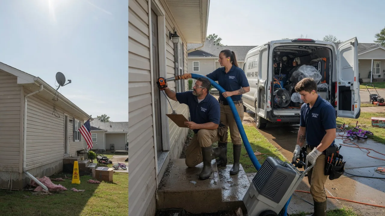 Ceiling Water Damage Restoration in Cheneyville, LA near me
